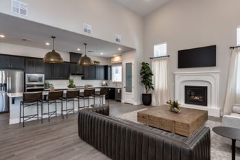 Clubroom with tv